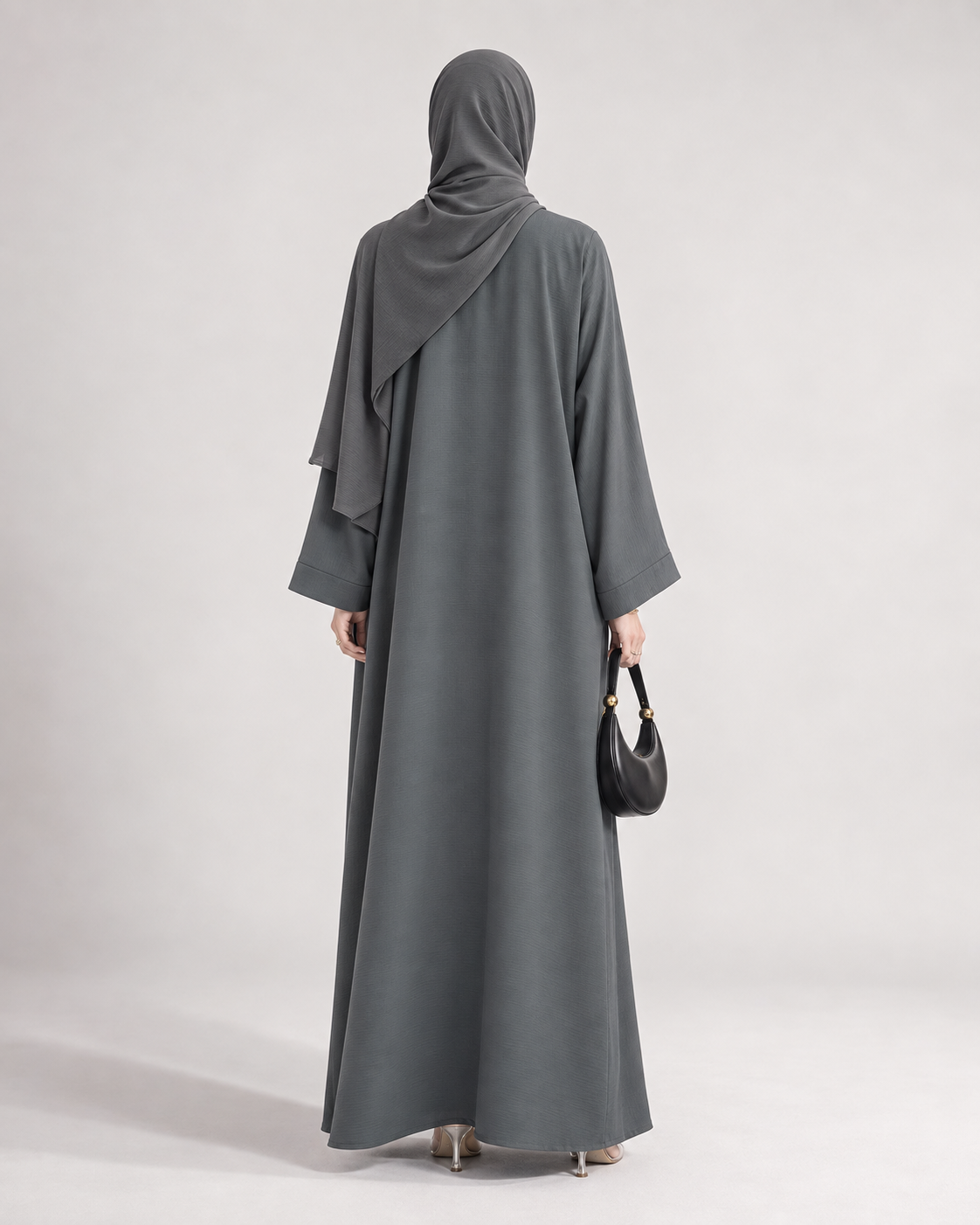 The Grey Column Abaya