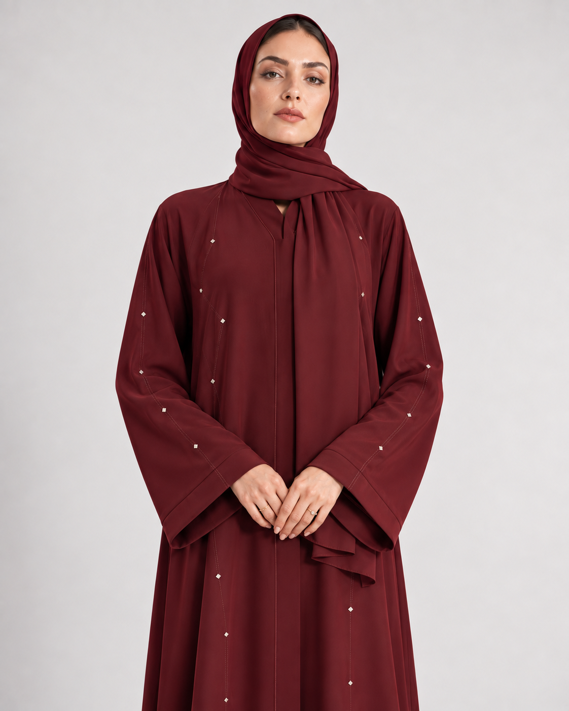 The Ruby Line Abaya