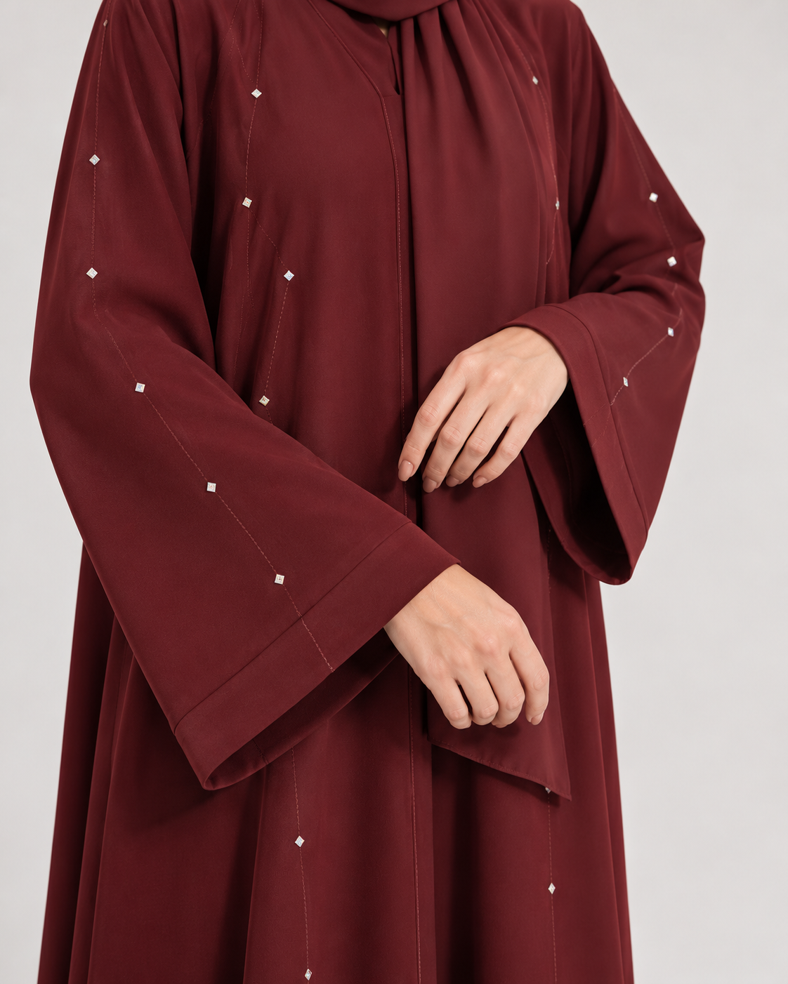 The Ruby Line Abaya