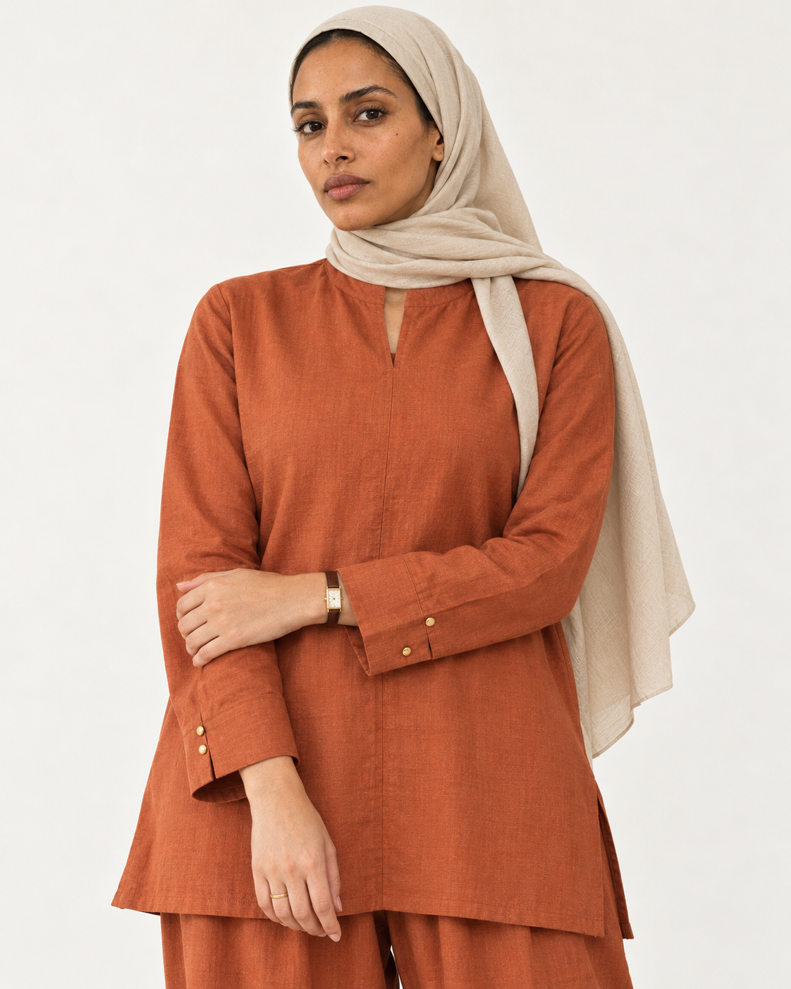 The Terracotta Tunic Set