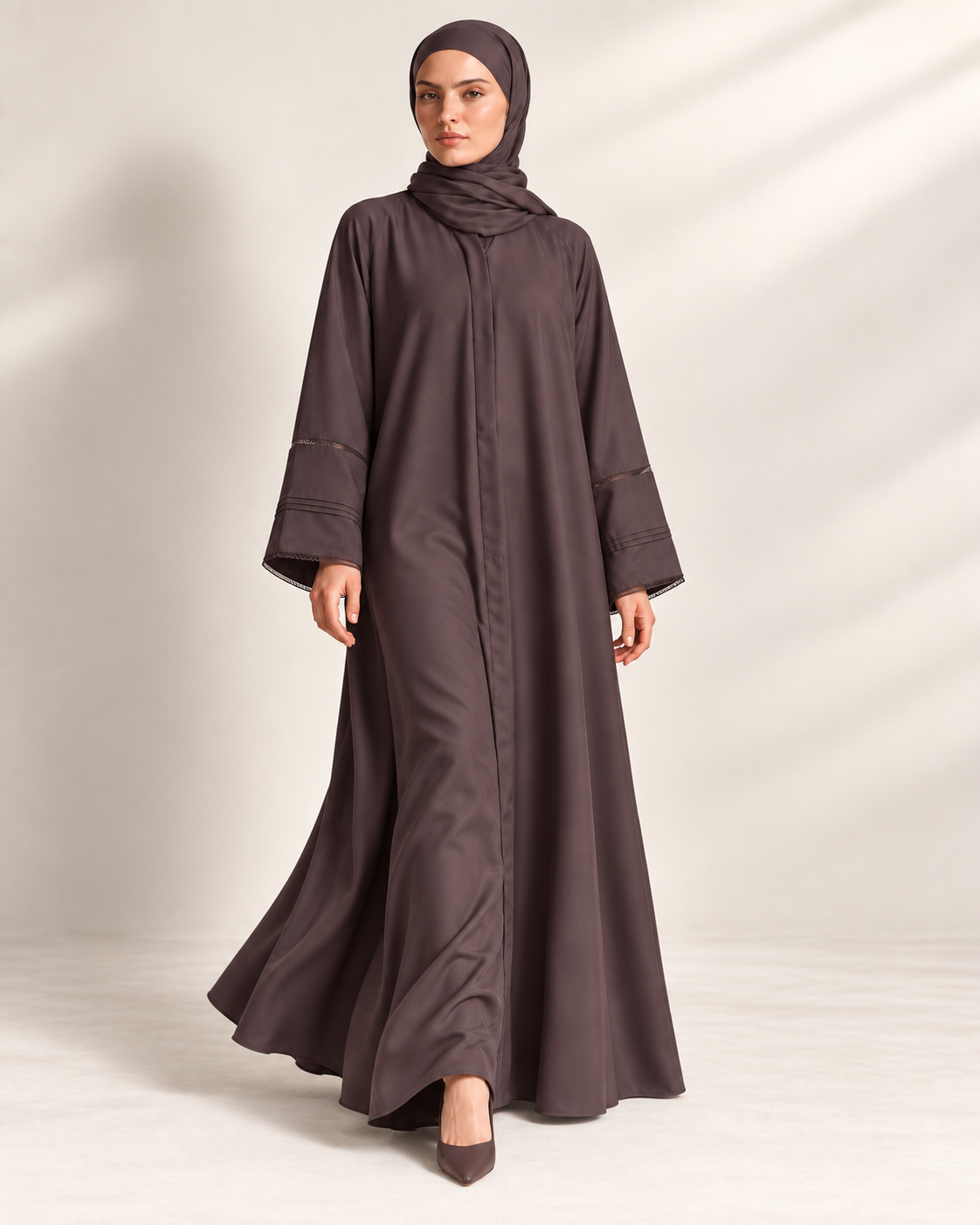 The Soft Pleat Abaya