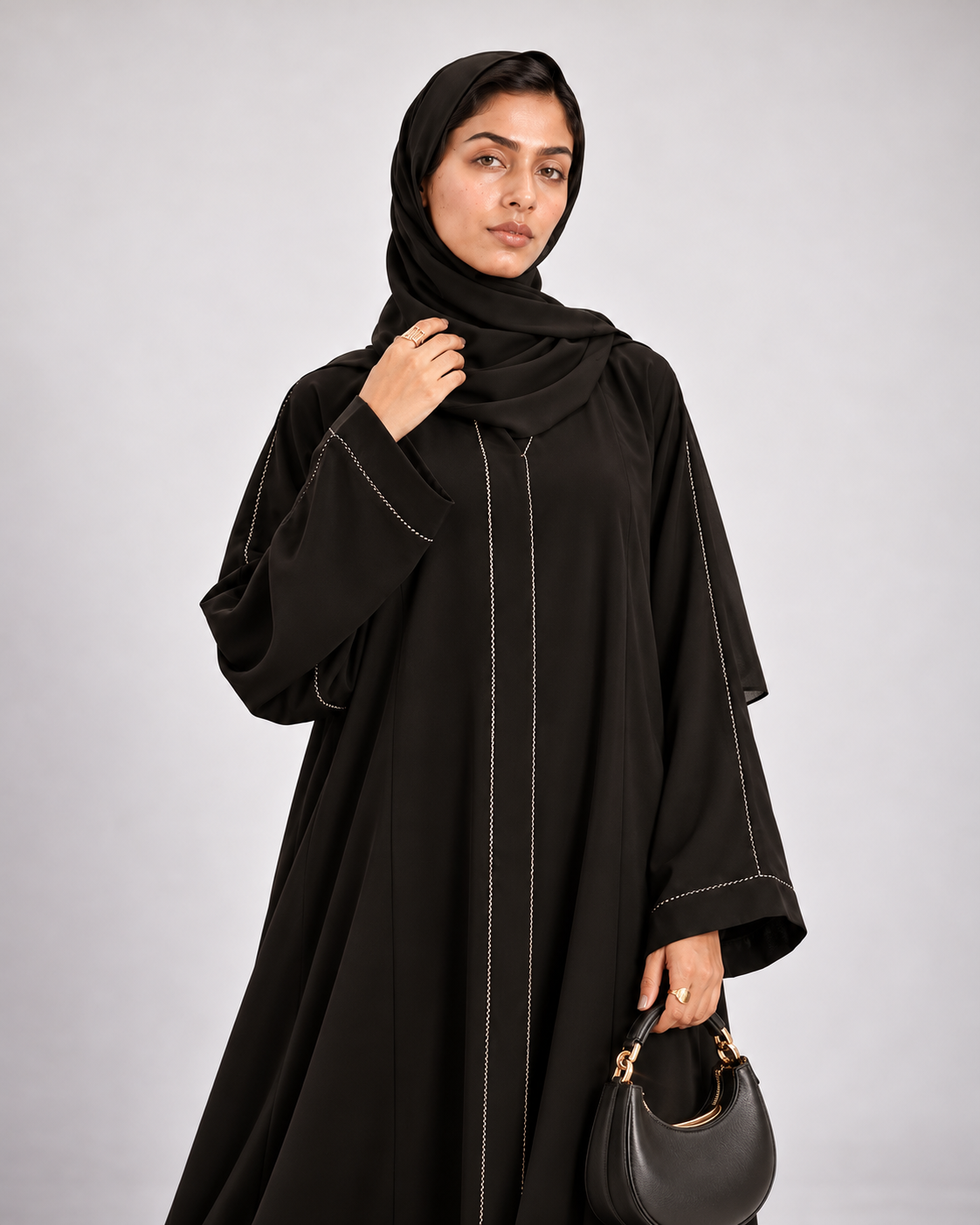 The Refined Stitch Abaya