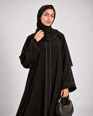 The Refined Stitch Abaya