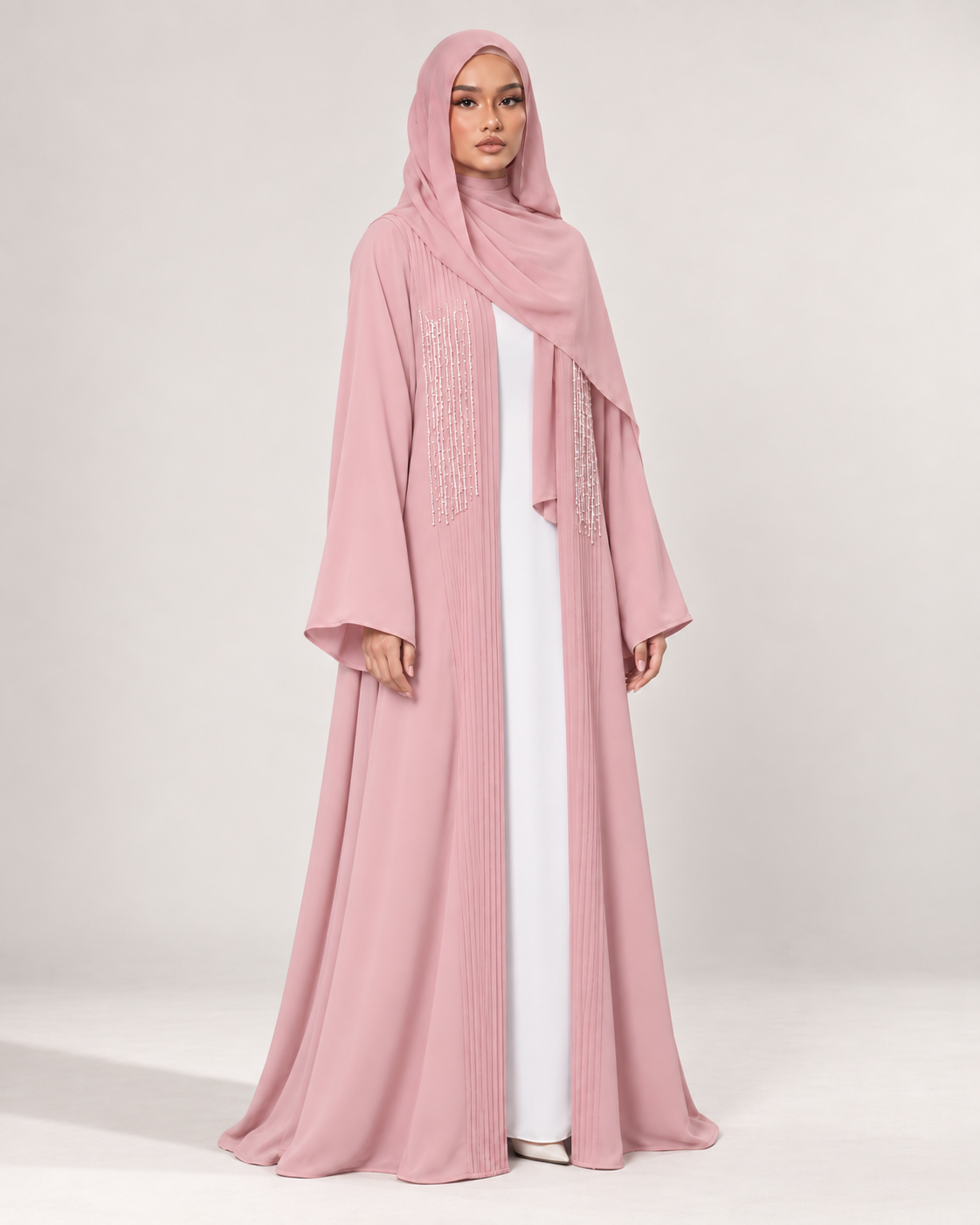 The Blush Pearl Abaya