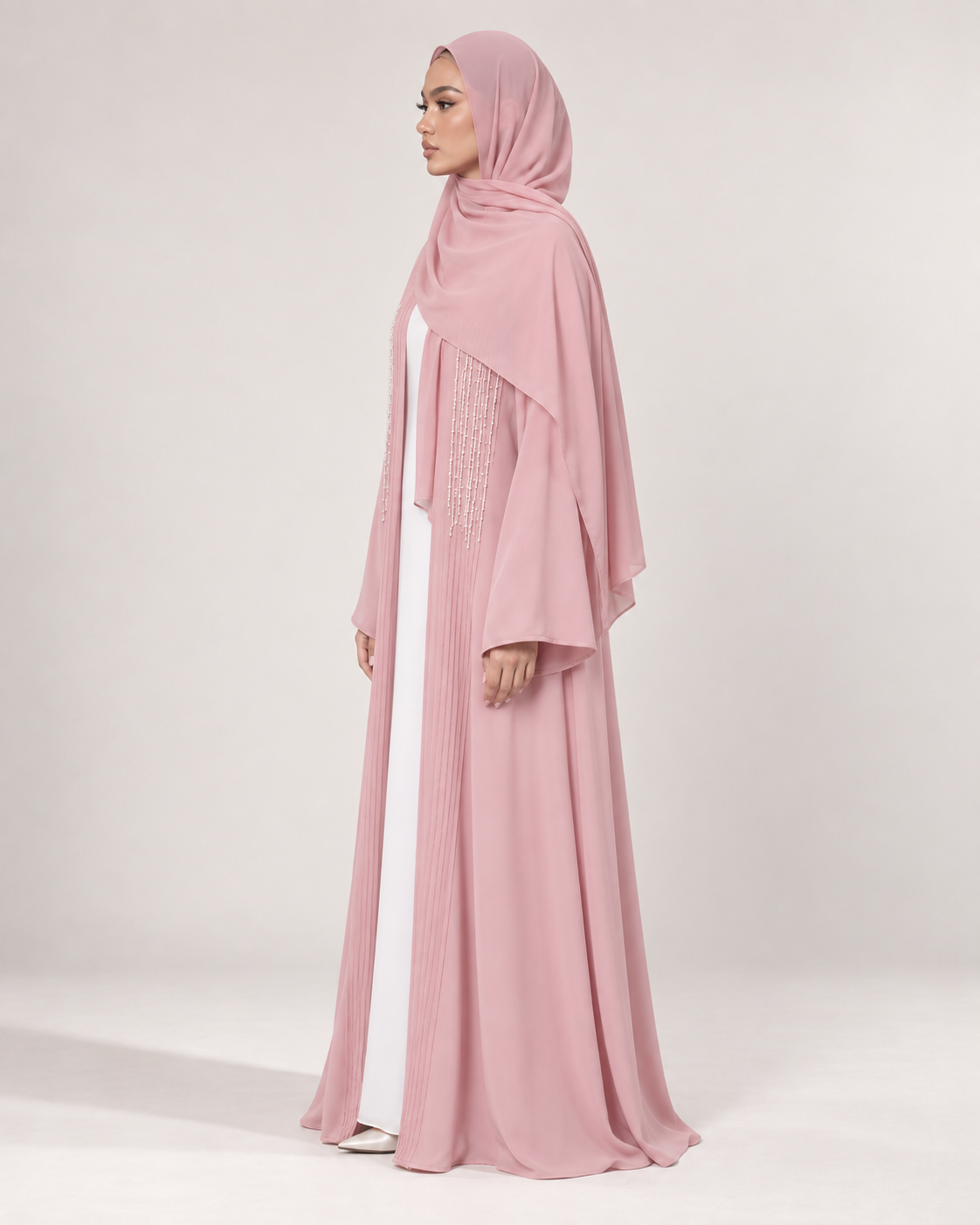 The Blush Pearl Abaya