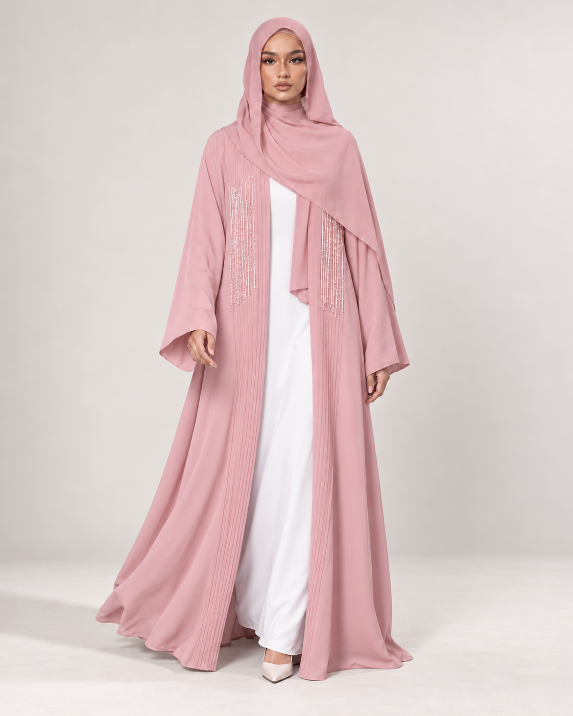 The Blush Pearl Abaya