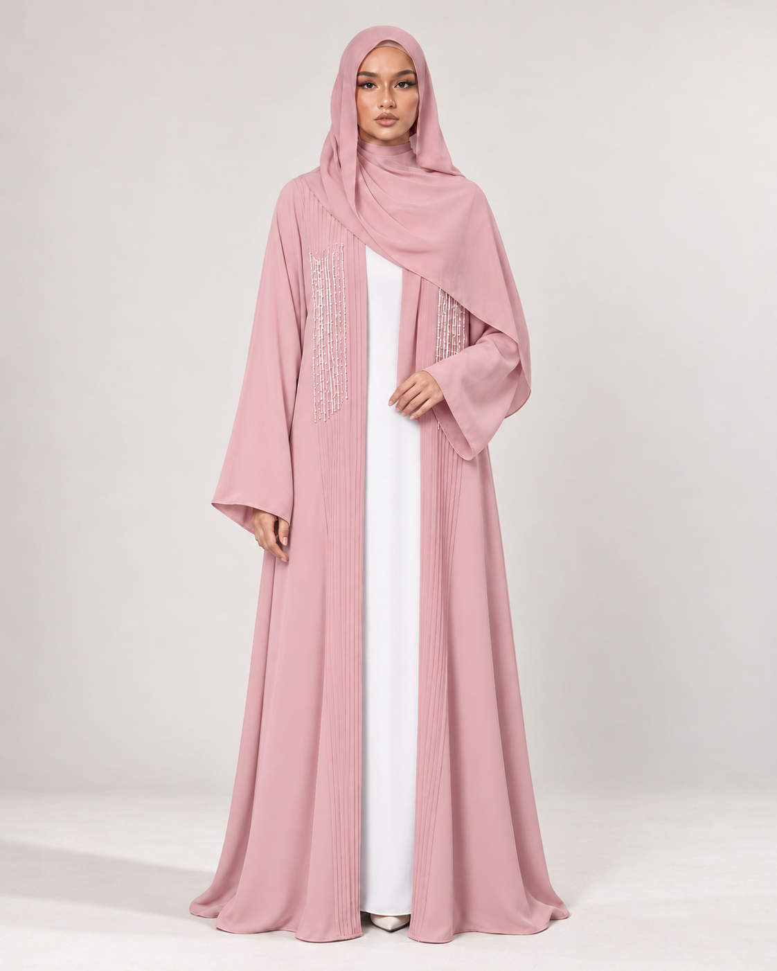 The Blush Pearl Abaya