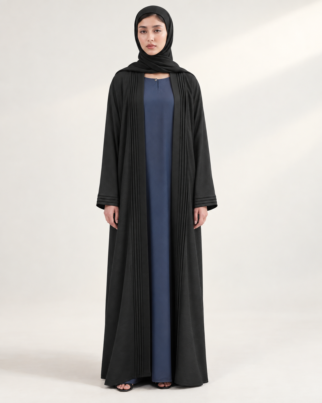 The Night Pleat Abaya
