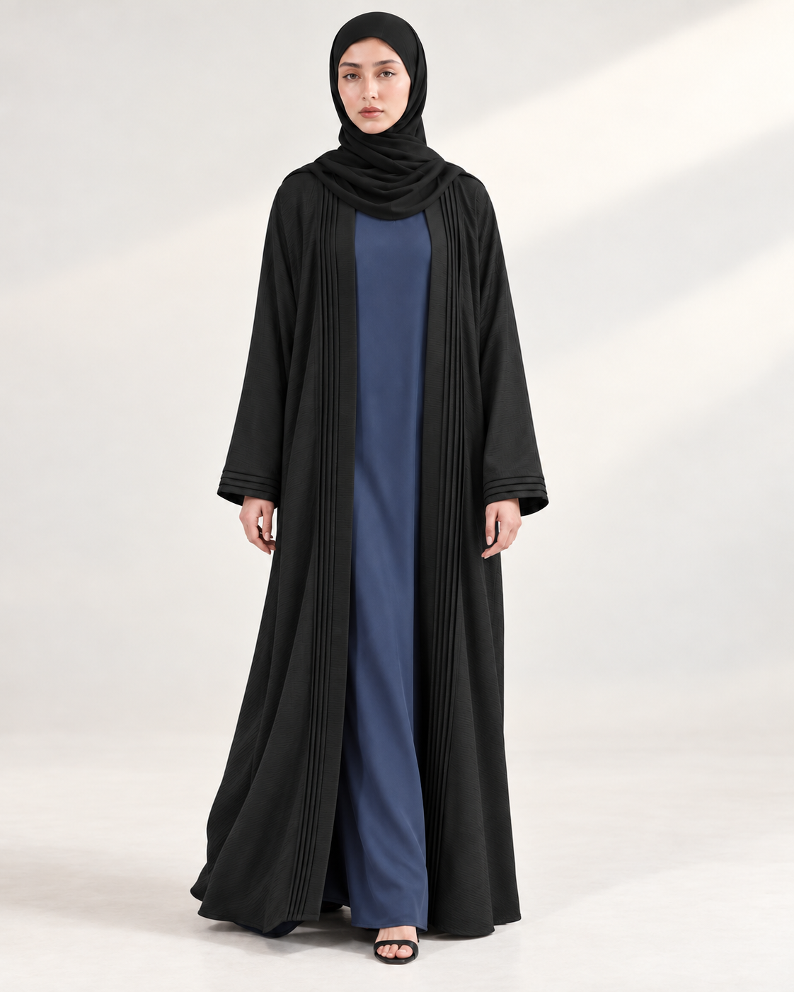 The Night Pleat Abaya