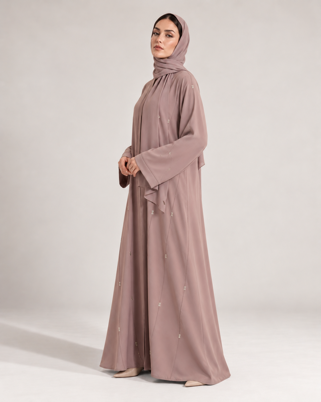 The Lilac Line Abaya