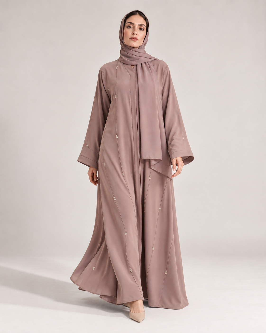 The Lilac Line Abaya