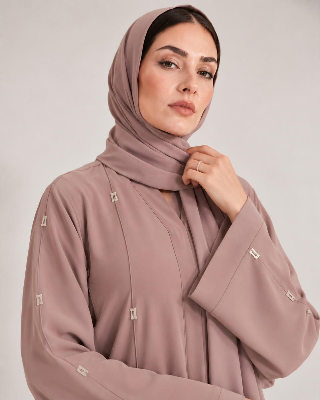 The Lilac Line Abaya