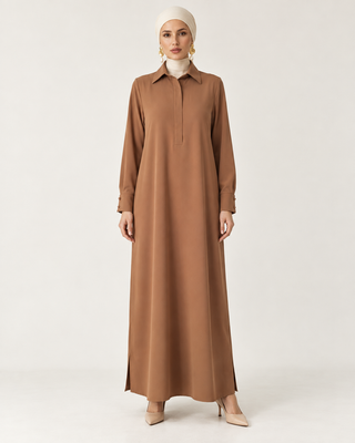 The Camel Shirt Dress