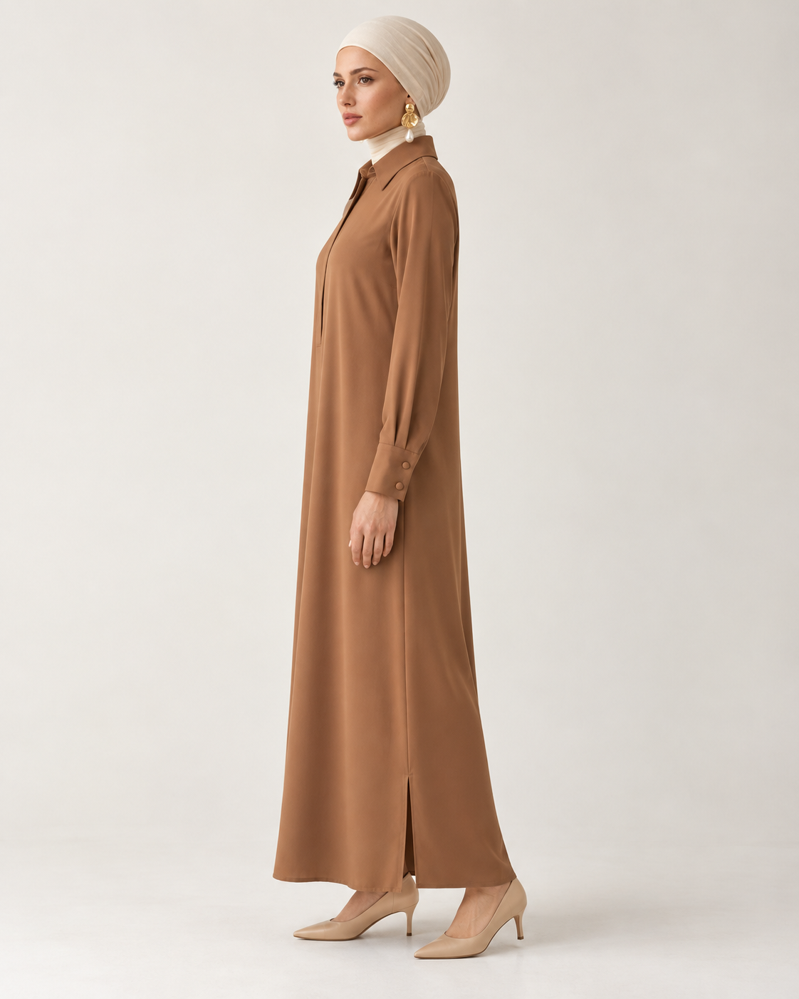 The Camel Shirt Dress