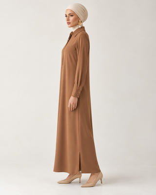 The Camel Shirt Dress