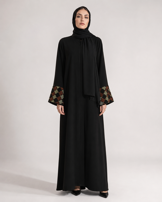 The Mosaic Cuff Abaya 1122