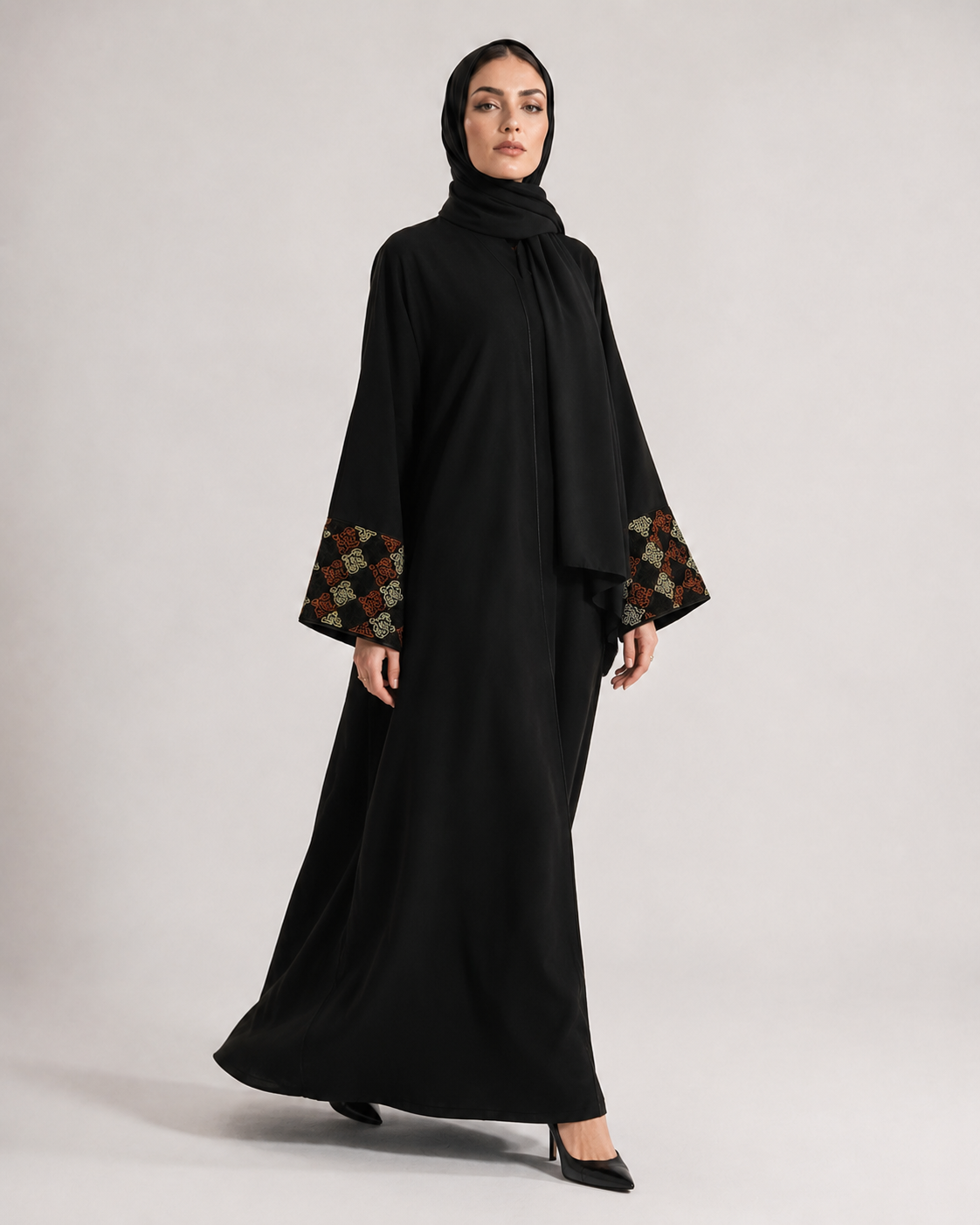 The Mosaic Cuff Abaya
