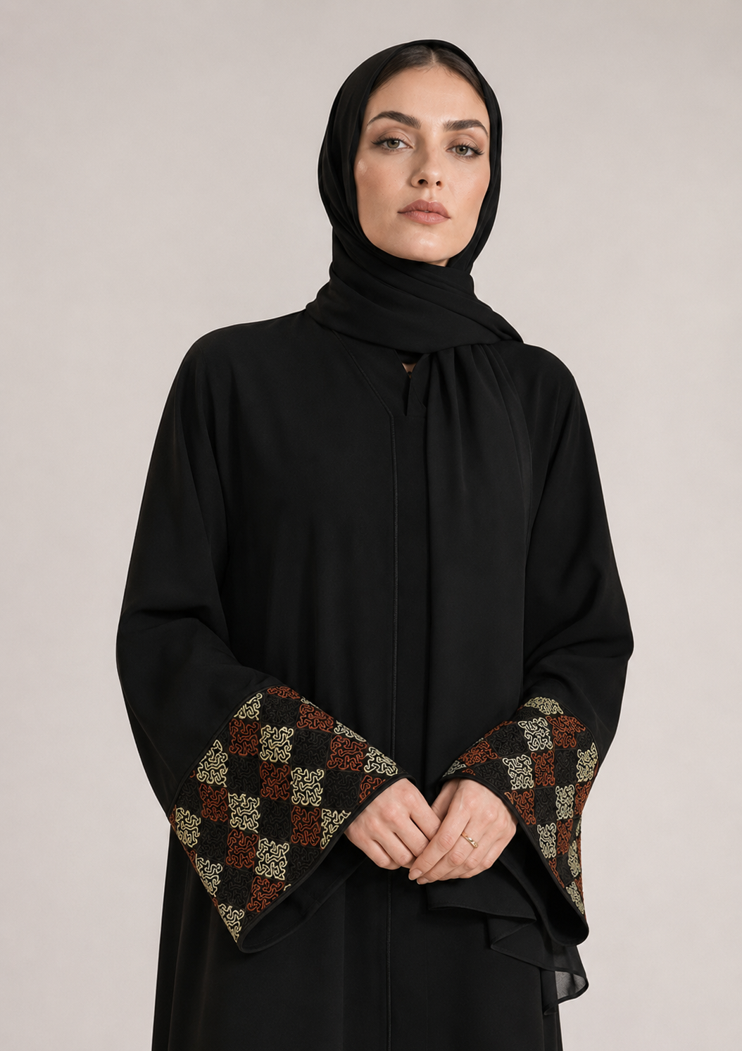 The Mosaic Cuff Abaya