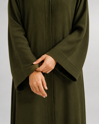 The Olive Fluid Abaya