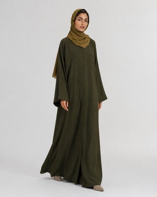 The Olive Fluid Abaya