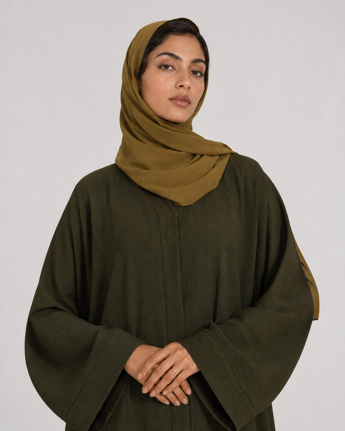 The Olive Fluid Abaya