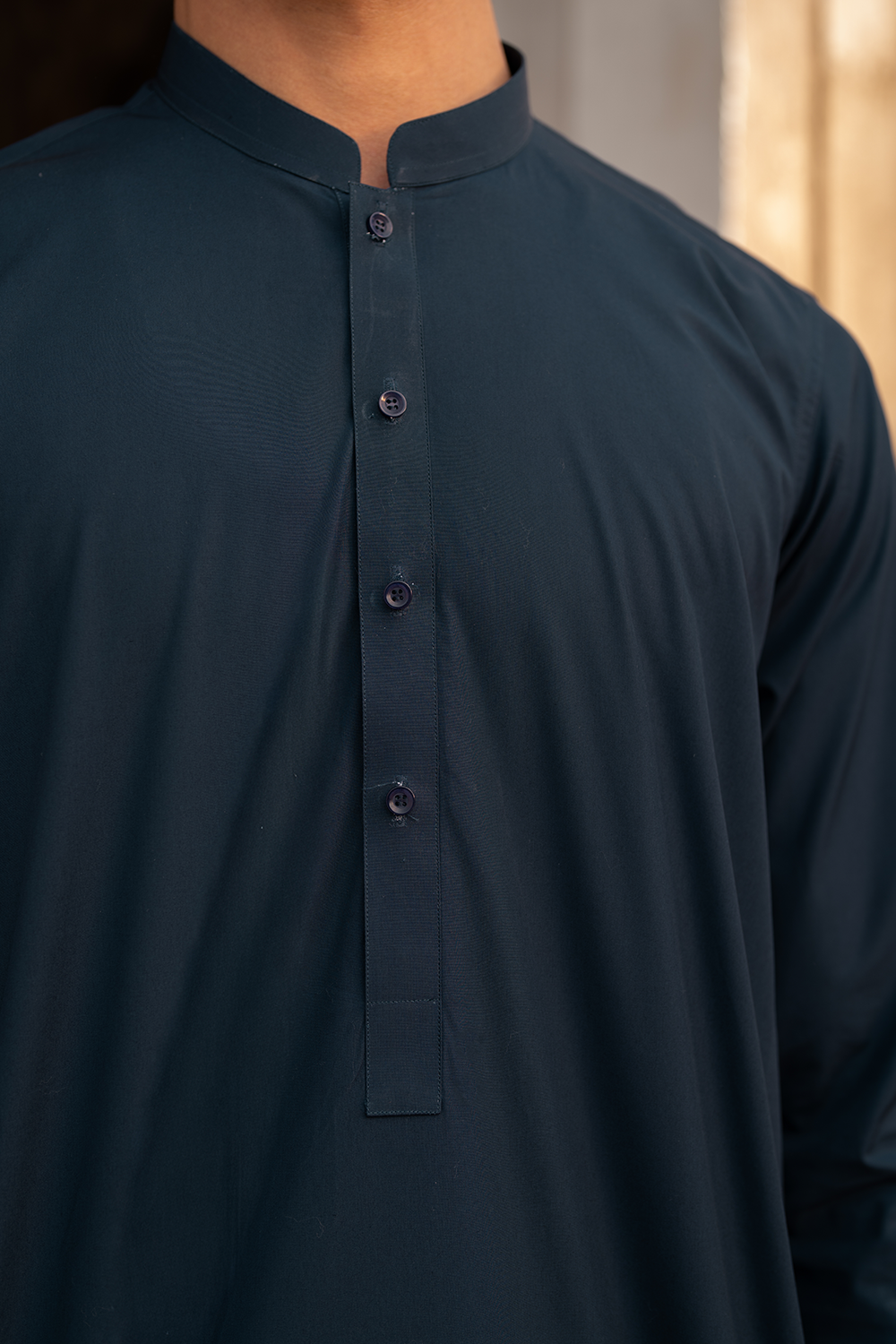 Navy Cotton | Shalwar Kameez