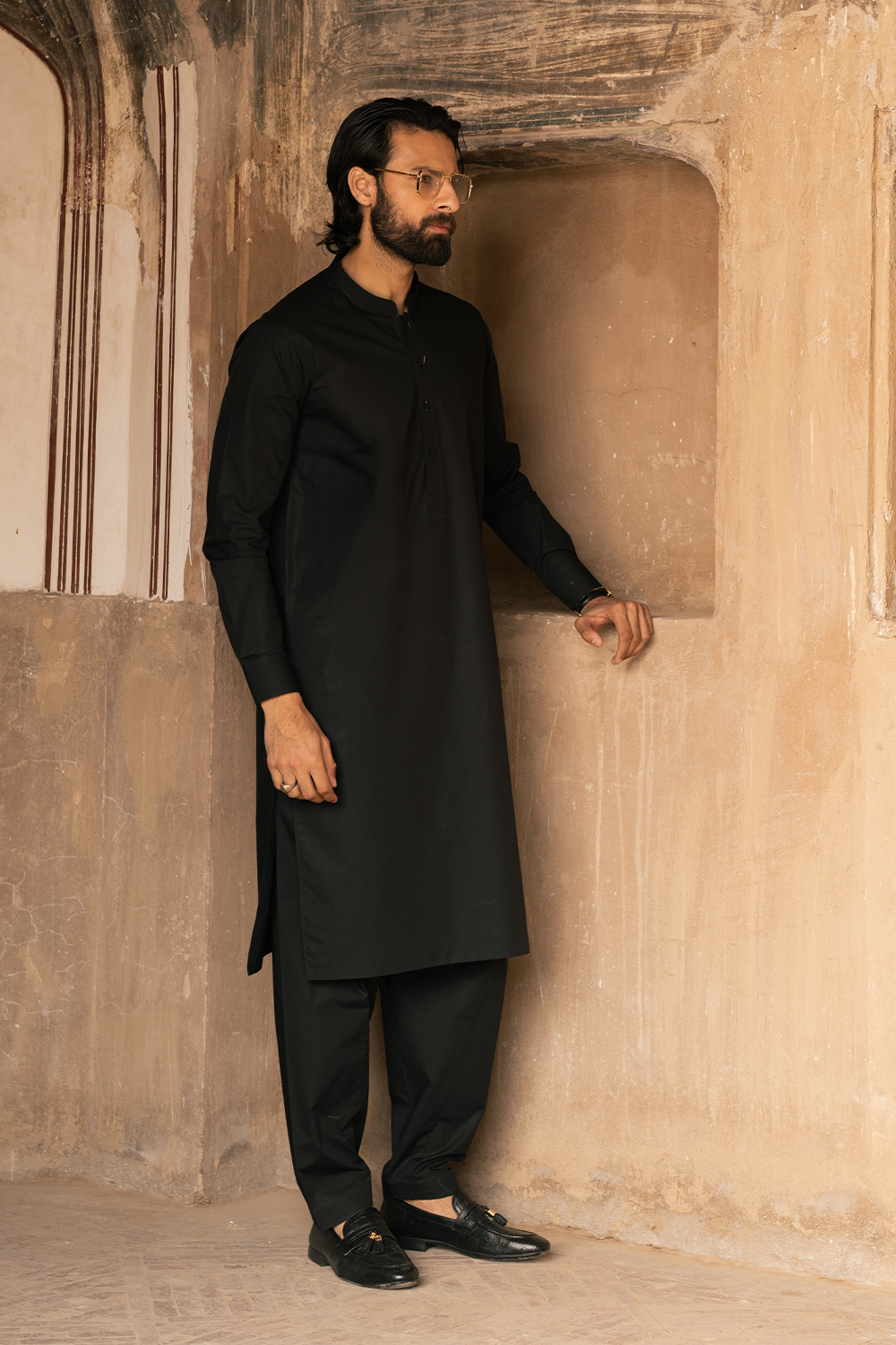 Black Cotton | Shalwar Kameez