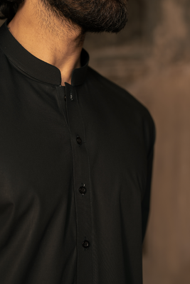 Black Cotton | Shalwar Kameez