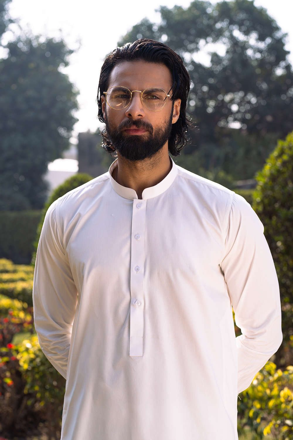 Off-White Cotton | Shalwar Kameez