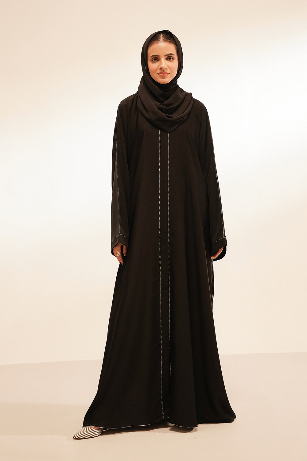 Wahj Abaya Set  | Buttoned Up