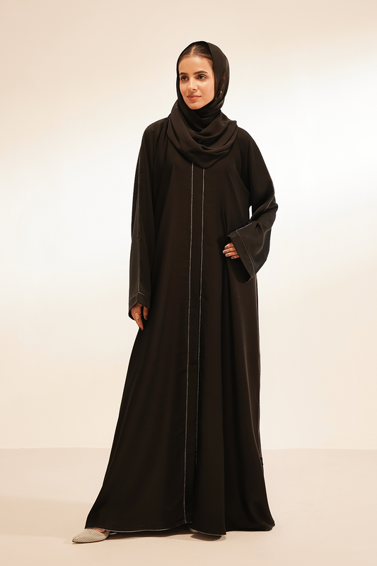 Wahj Abaya Set  | Buttoned Up 1000