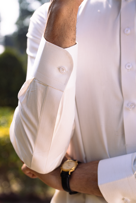 Off-White Cotton | Shalwar Kameez