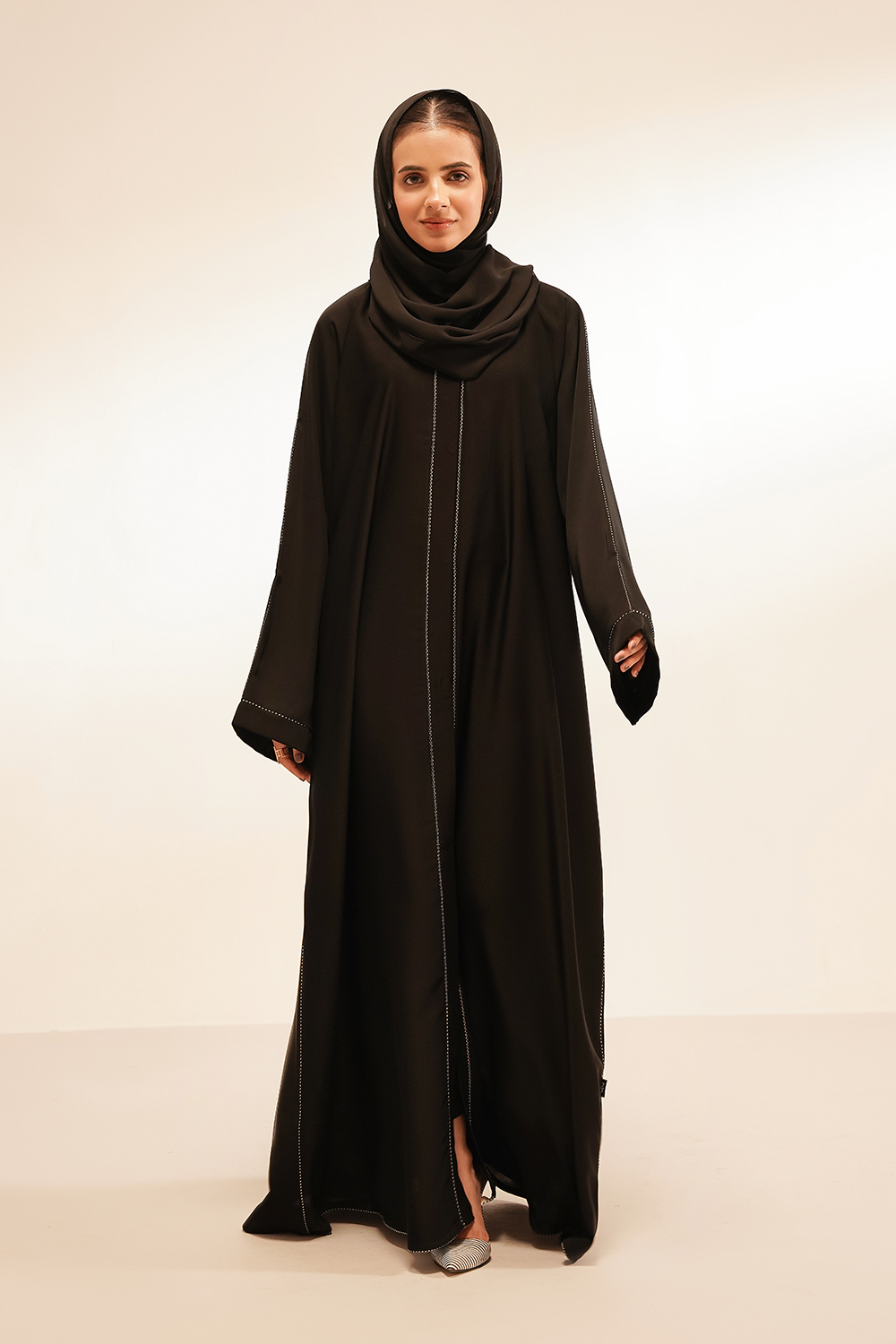 Wahj Abaya Set  | Buttoned Up