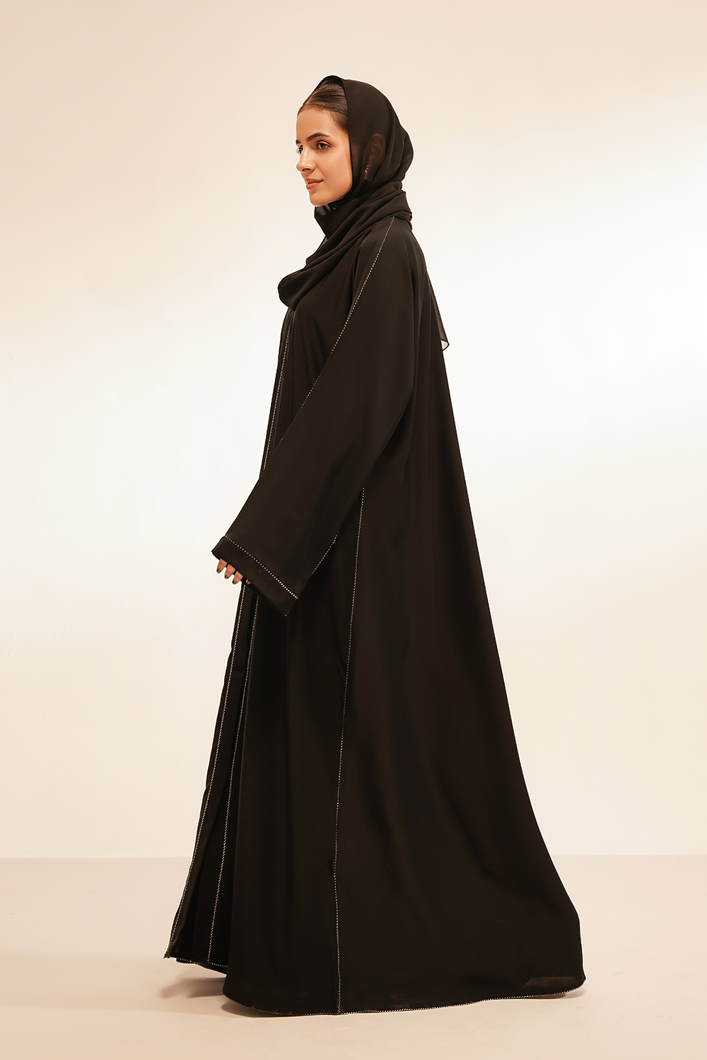 Wahj Abaya Set  | Buttoned Up