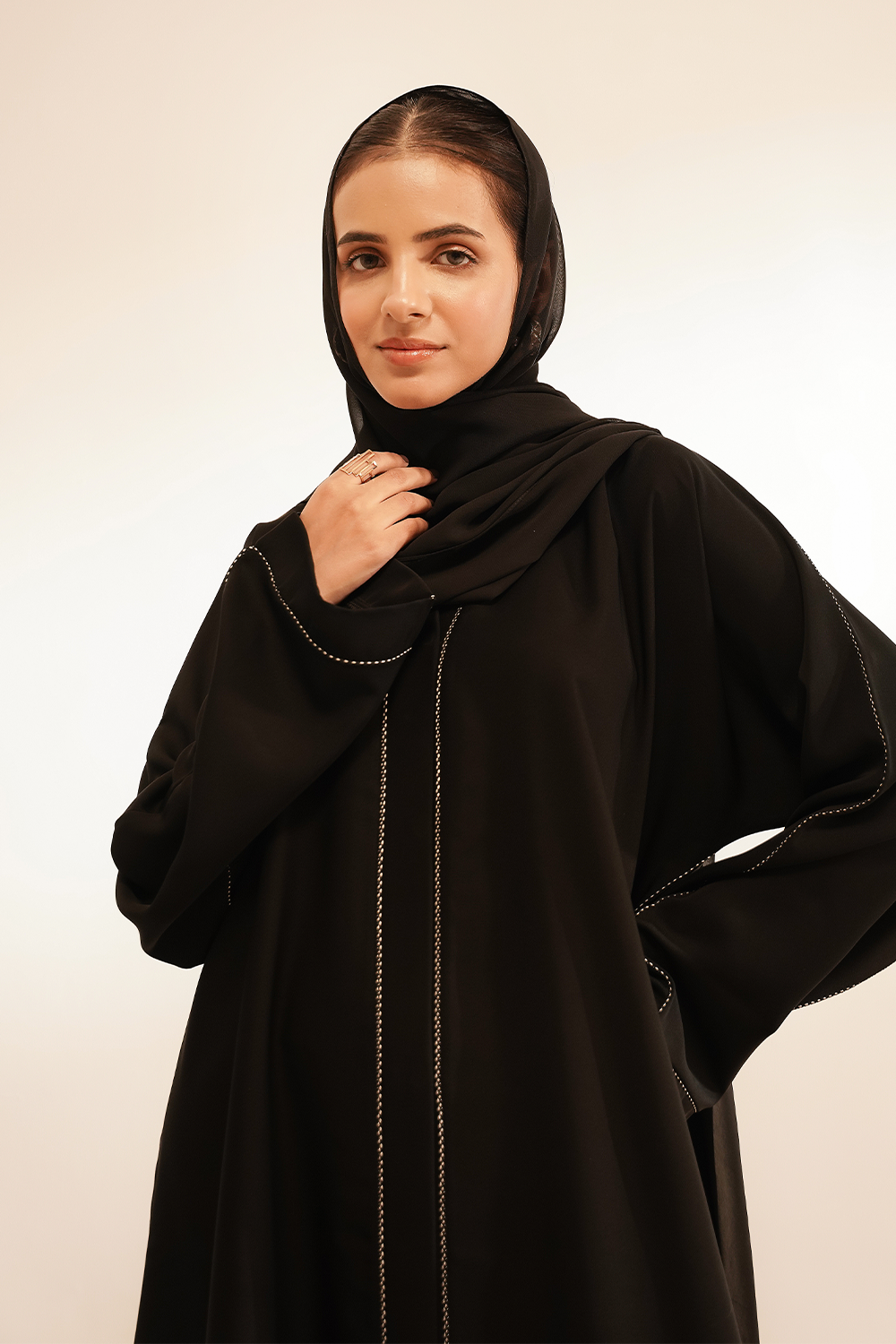 Wahj Abaya Set  | Buttoned Up