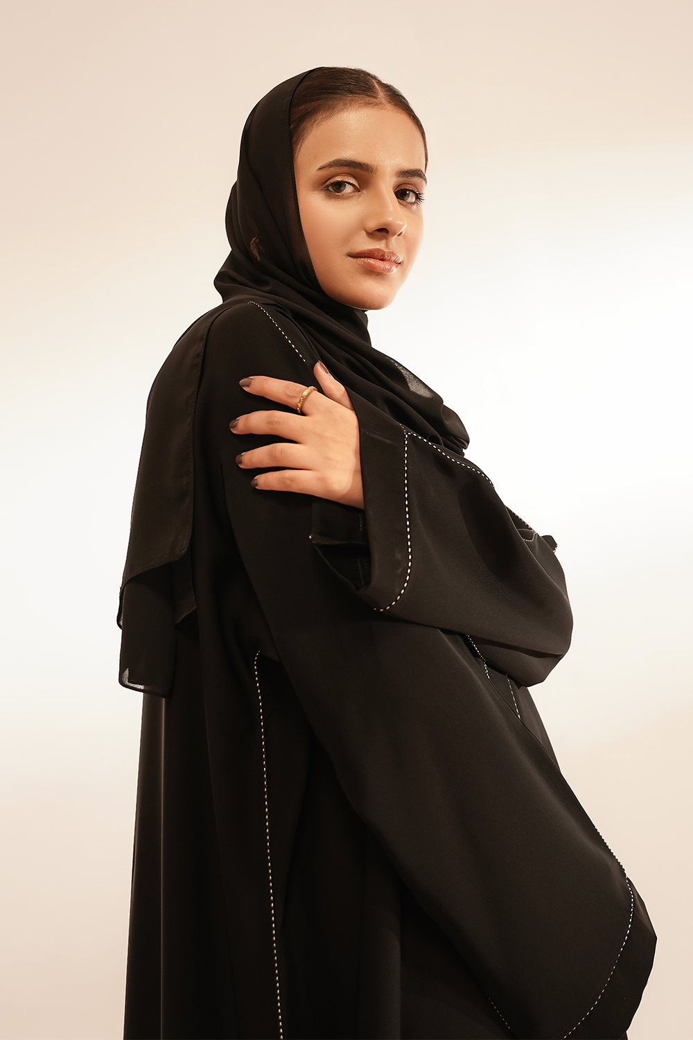 Wahj Abaya Set  | Buttoned Up