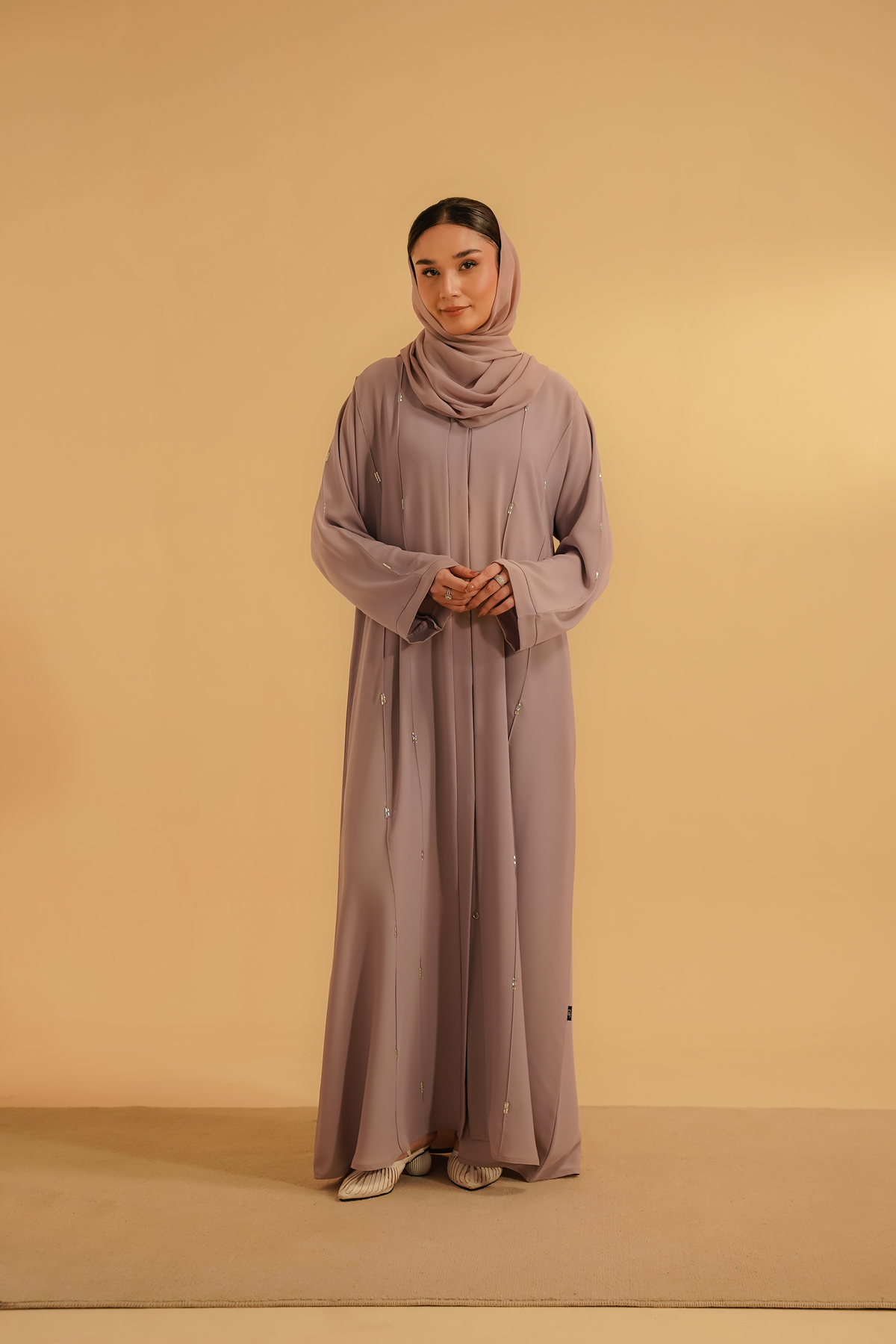 Embellished Abaya | Lilac