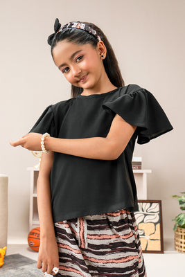 Girls - Stroke Skirt Set | Black