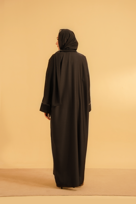 Basic Diamante Abaya | Brown