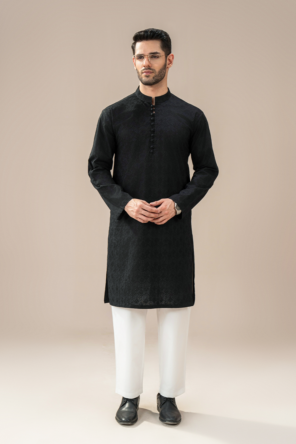 Black Chikankari | Kurta Trouser