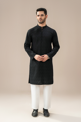 Black Chikankari | Kurta Trouser