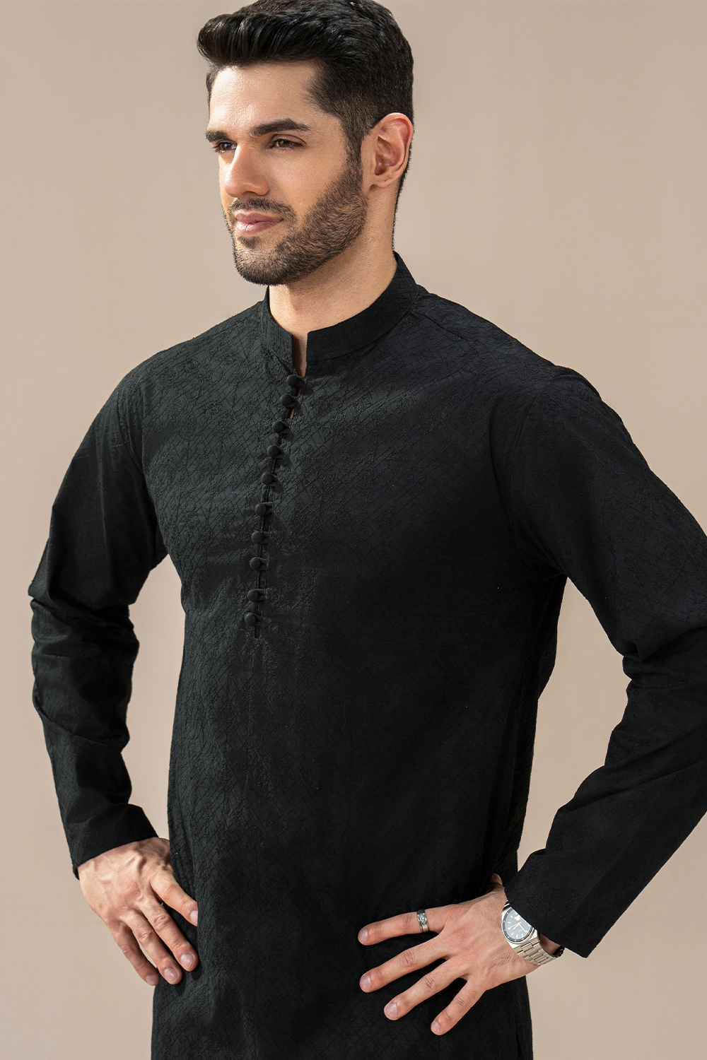 Black Chikankari | Kurta Trouser
