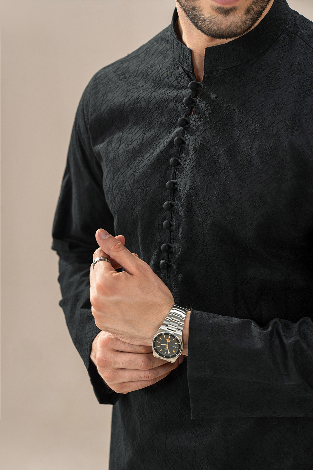 Black Chikankari | Kurta Trouser