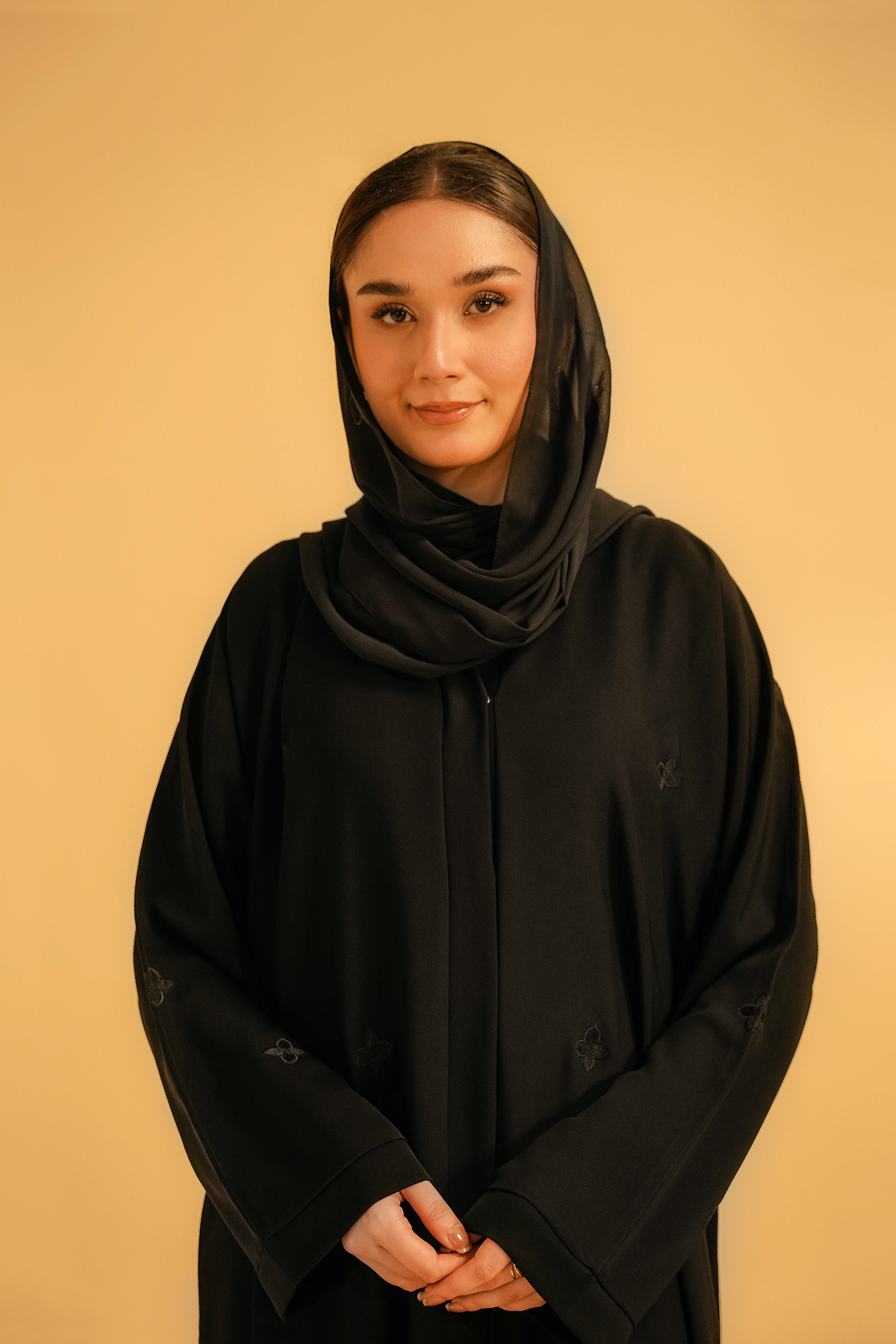 Embroidered Abaya | Black