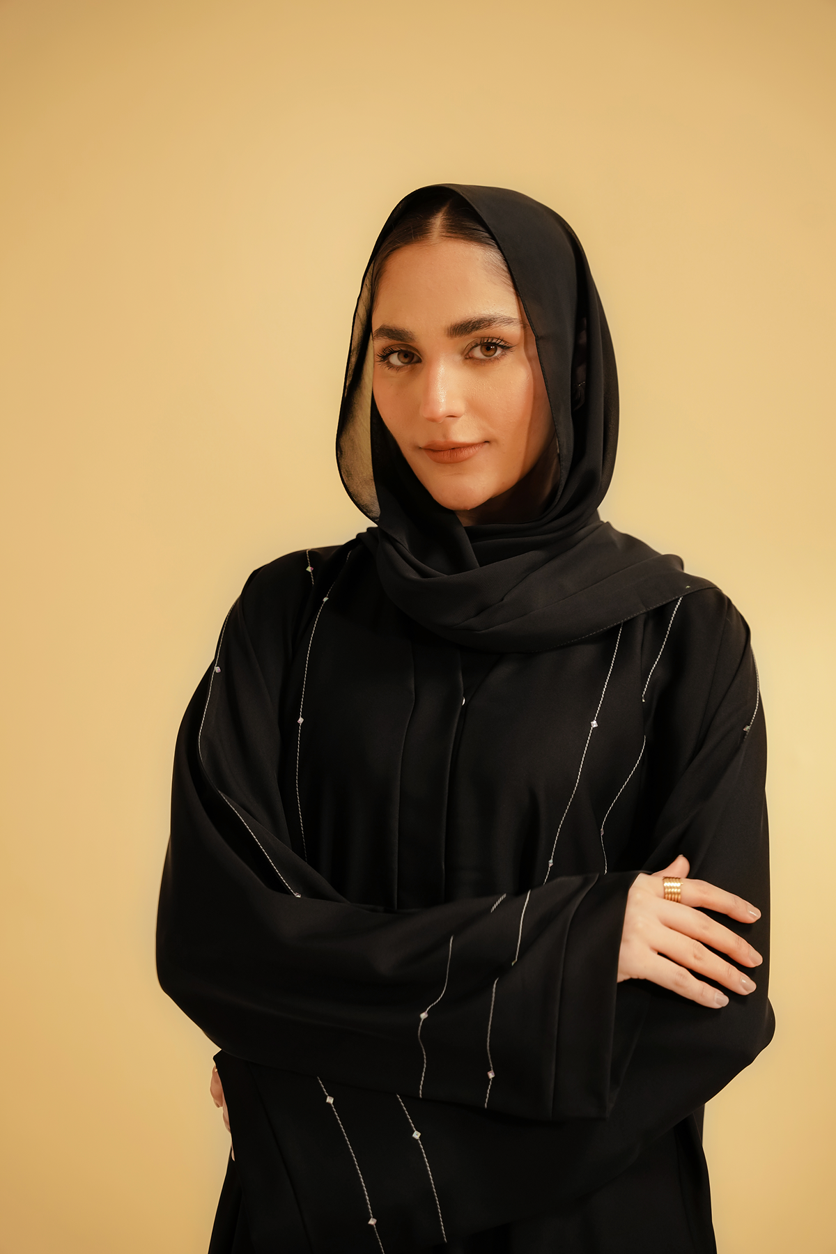 Embellished Abaya | Black