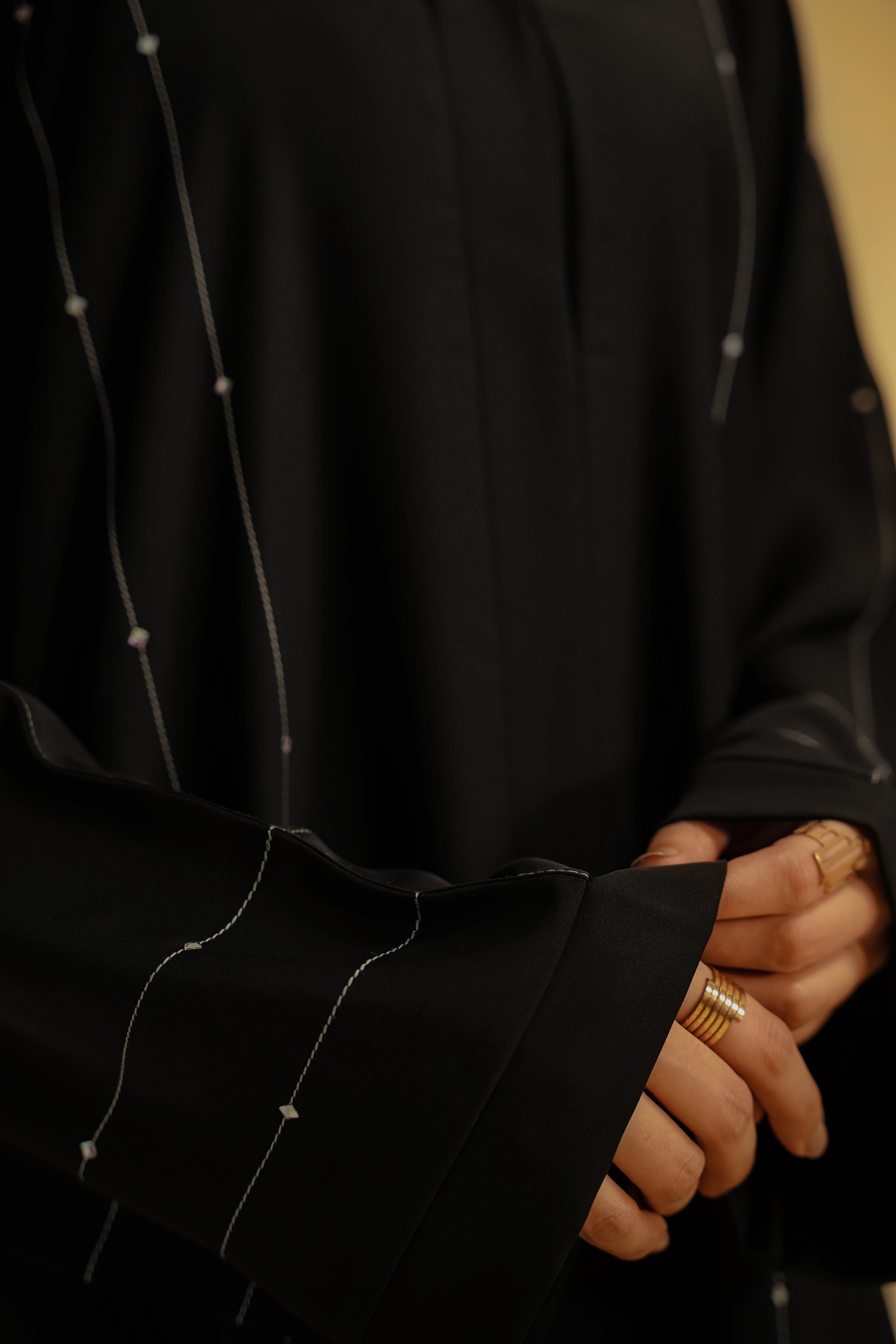 Embellished Abaya | Black