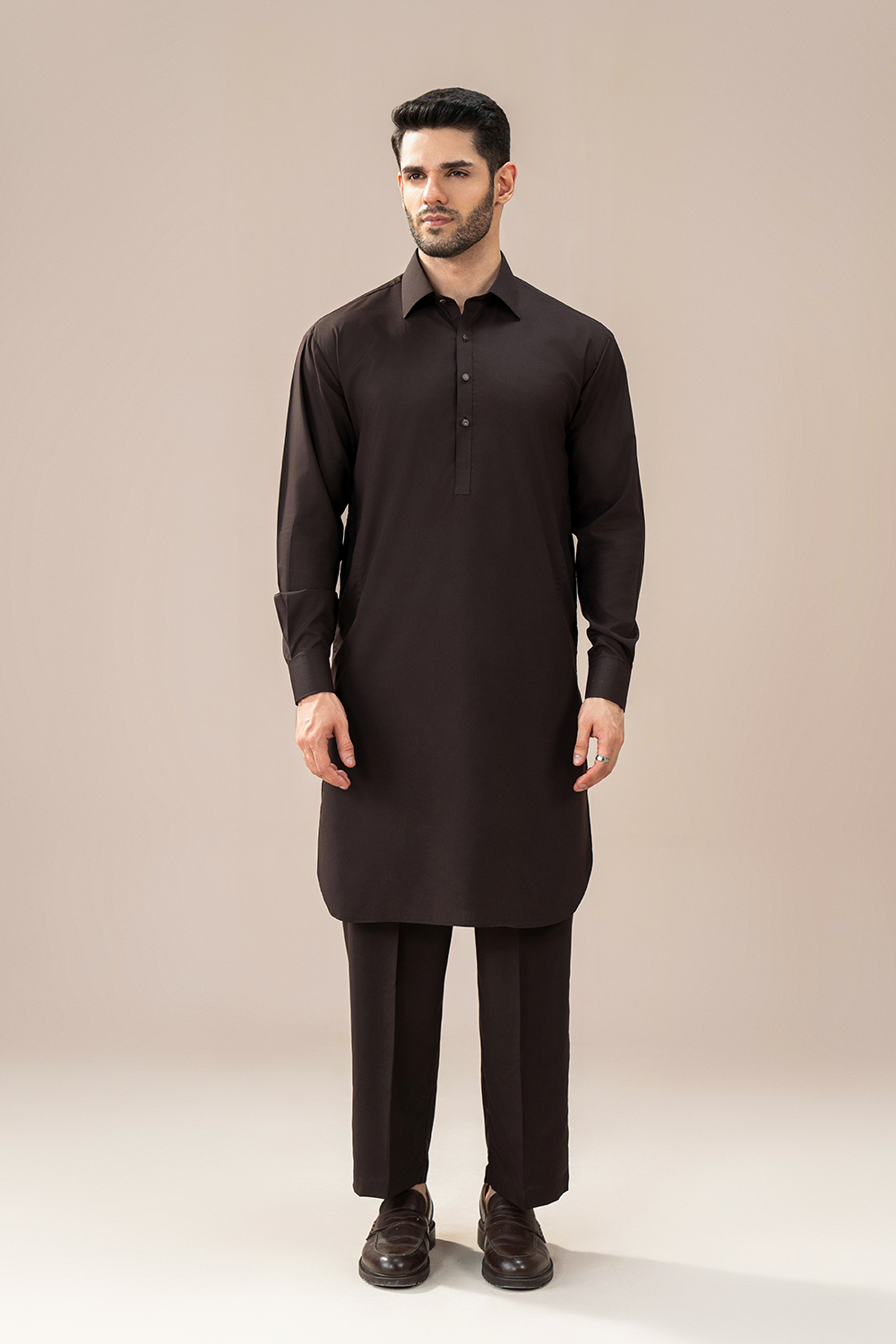 Chocolate Brown | Kameez Trouser