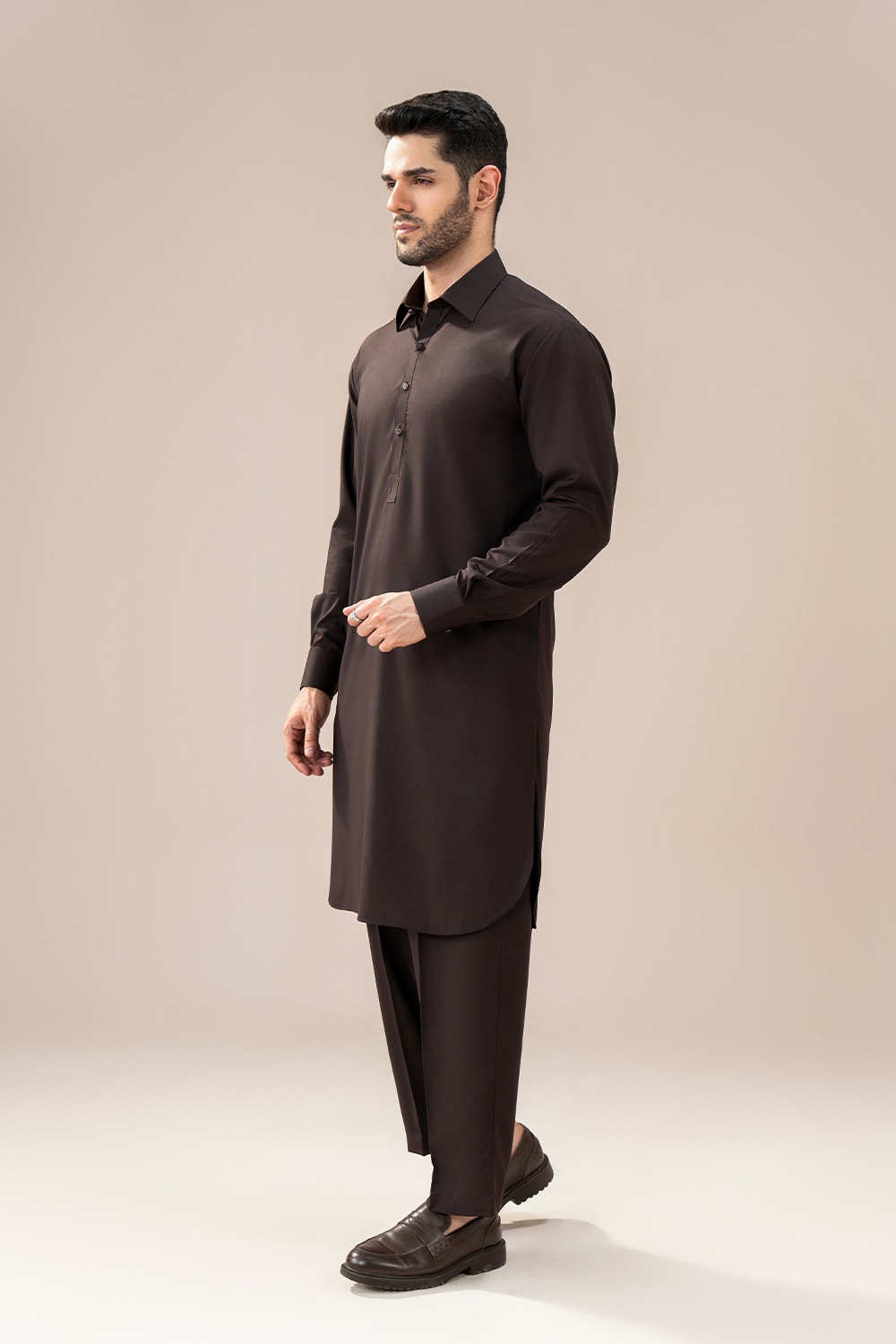 Chocolate Brown | Kameez Trouser