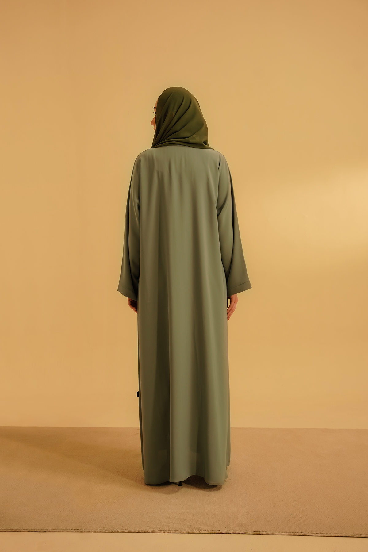 Embellished Abaya | Sage Green