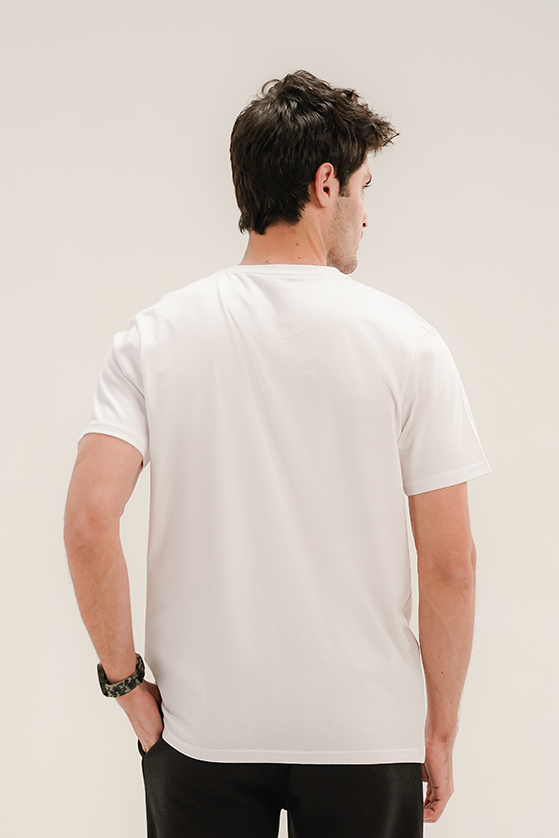 Men - Basic White T-Shirt